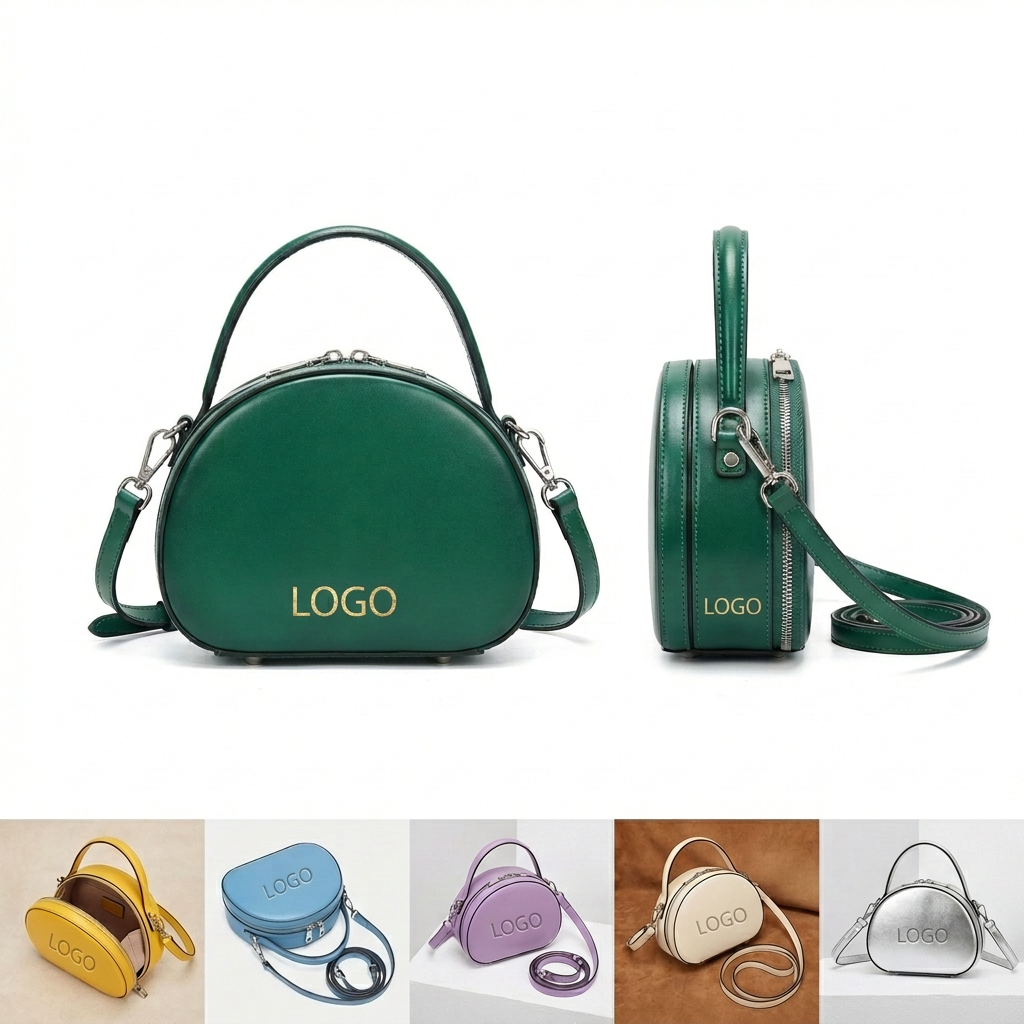 Crescent Hardshell Crossbody Bag - Sleek & Secure