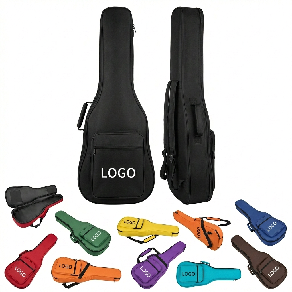Multi-Color Durable Guitar Gig Bag with Secure Zipper