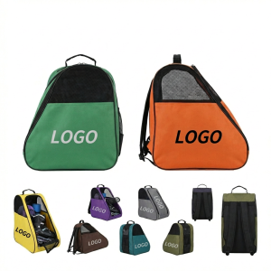 Durable Oxford Triangular Roller Skate Bag with Cup Holder