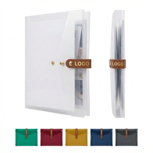 Expandable Snap-Closure Document Envelope with Strap, Holds 200 Sheets