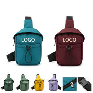 Durable Nylon Sling Crossbody Bag with Adjustable Strap for Daily Use & Travel