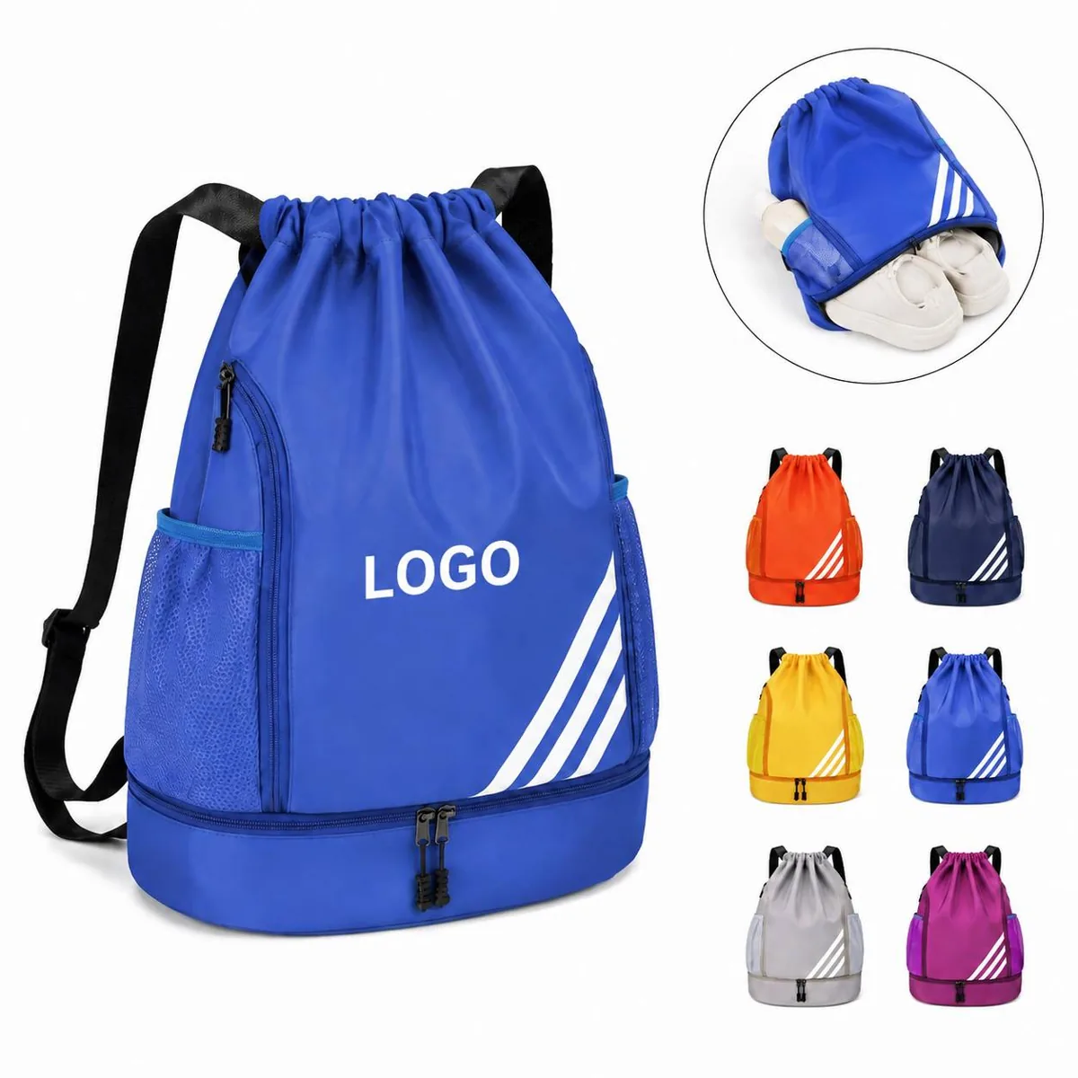 Heavy Duty Water Resistant Drawstring Rucksack