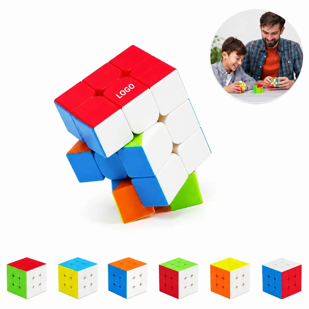 Eco Friendly ABS Sticker Cube Toy for Brain Development