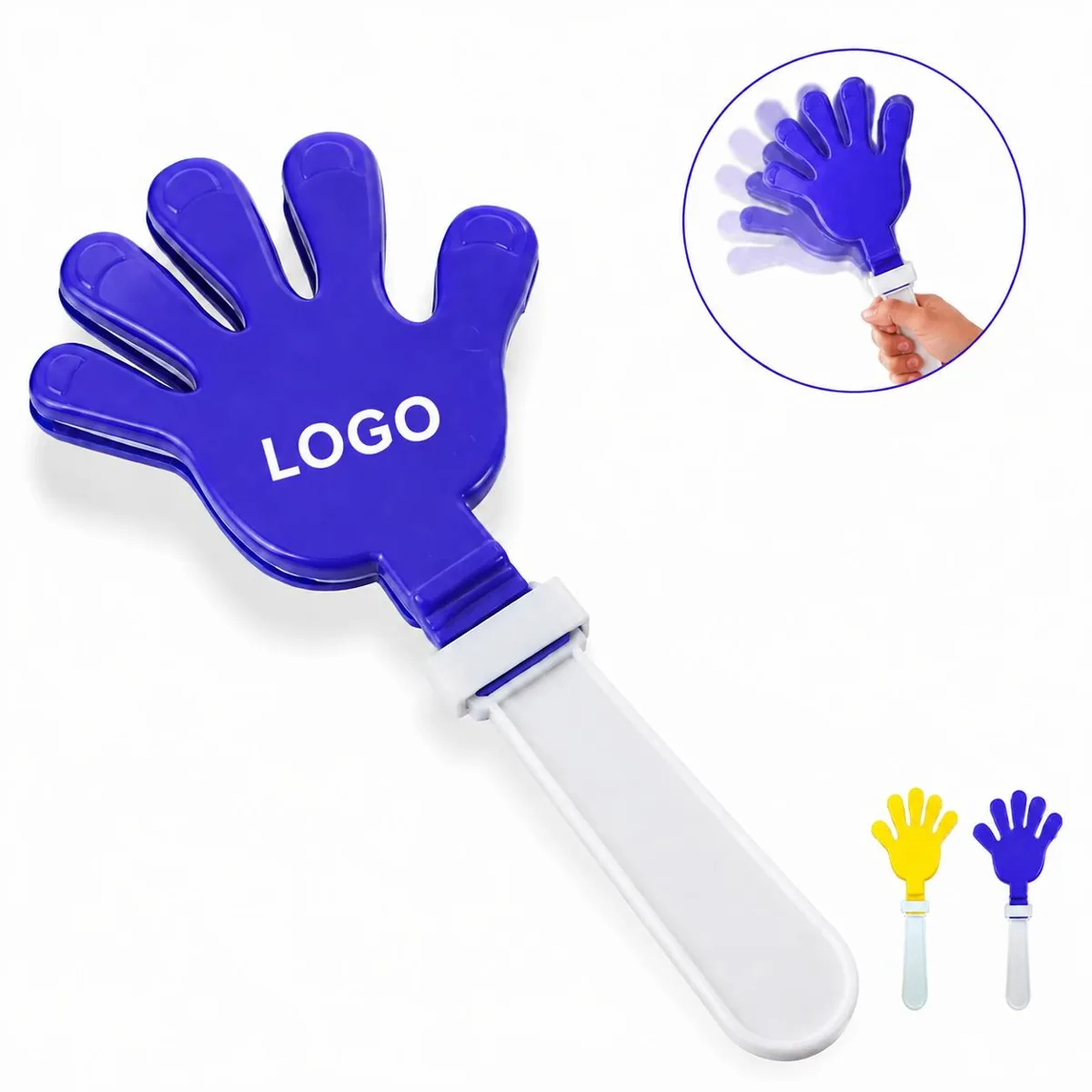 Heavy-Duty Plastic Hand Clapper for Cheering Events