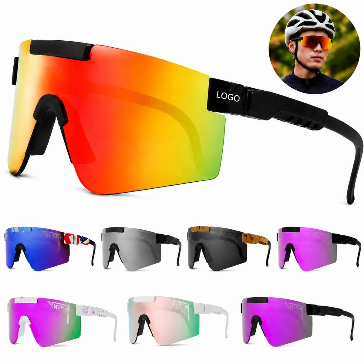 Sport Polarized Cycling Sunglasses Men Women UV Protection