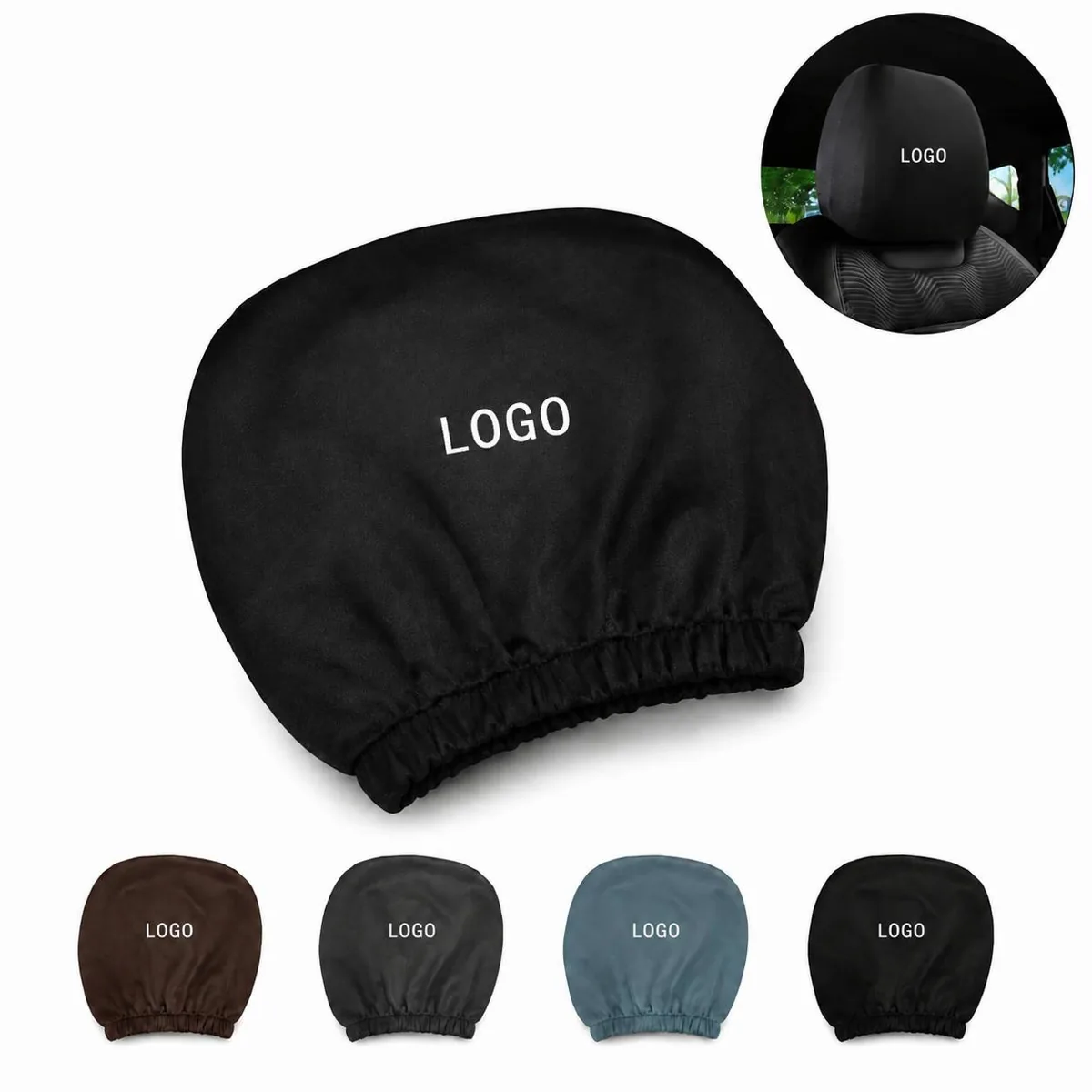 Stretchable Car Headrest Protector Cover, Easy Install