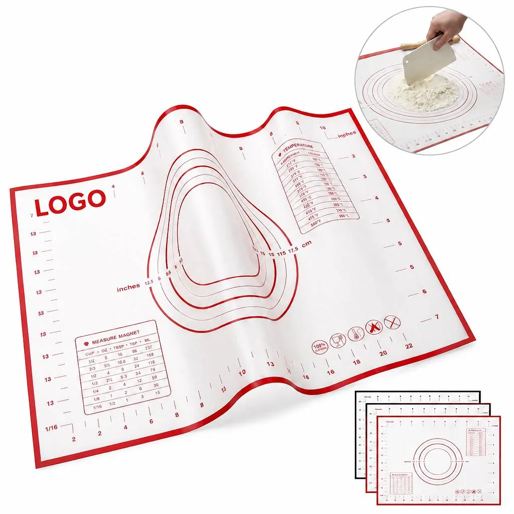 Premium Nonstick Silicone Baking Mat, Heat Resistant Pastry