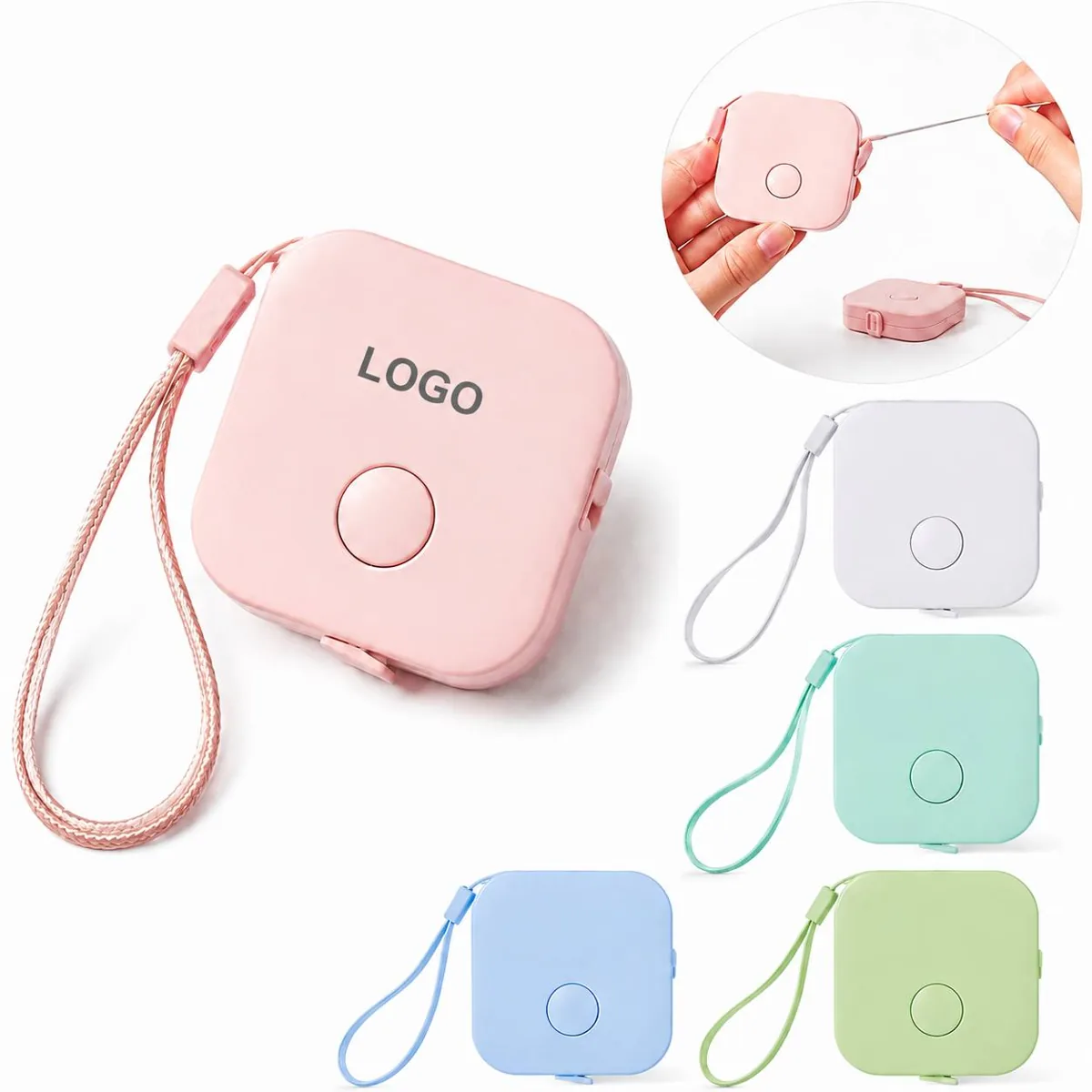 Retractable Soft PVC Tape Measure 1.5m for Sewing & Body