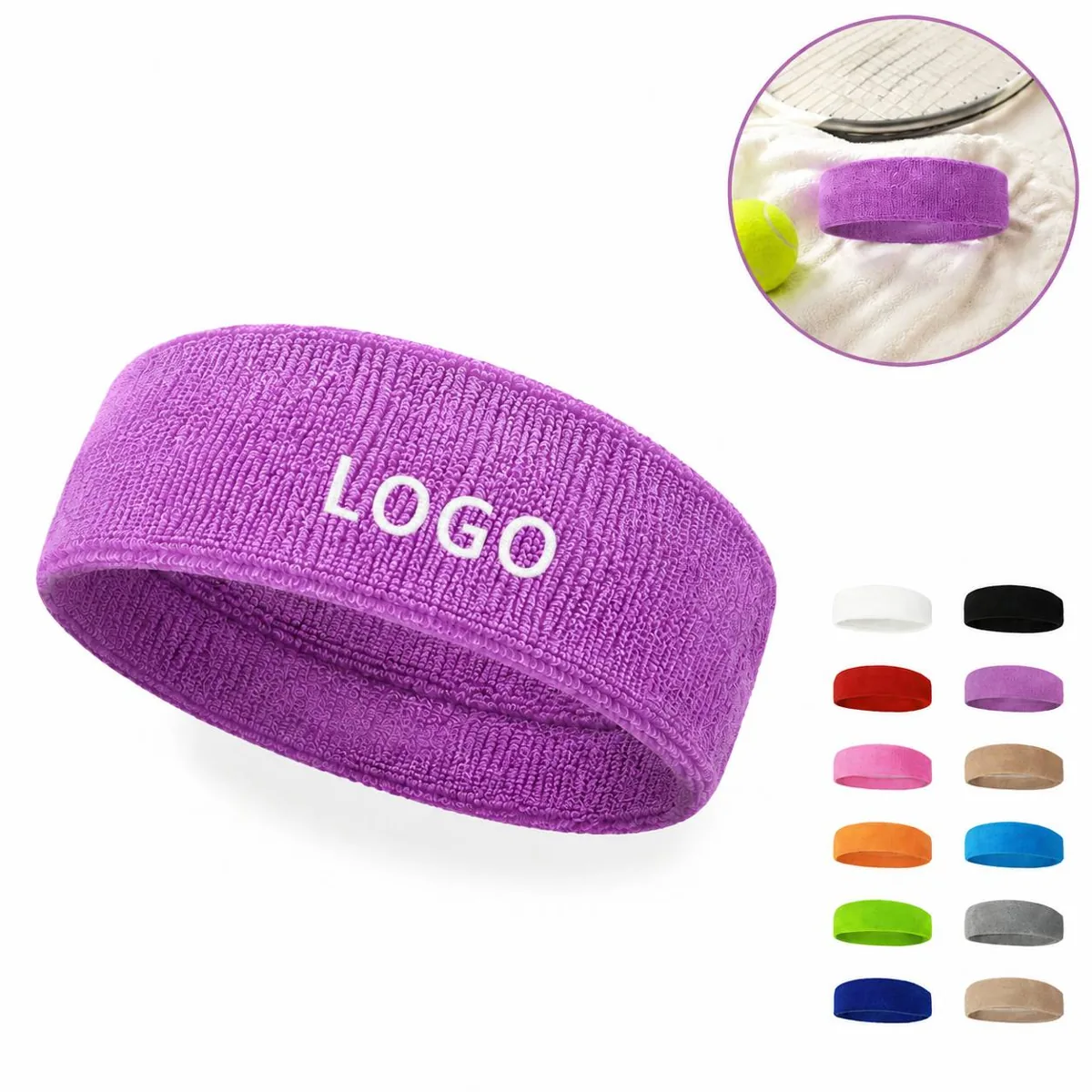 Performance Moisture Wicking Headband for Athletes, High