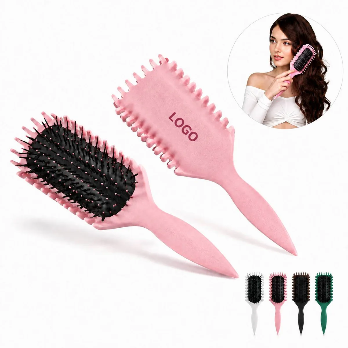 Curl Shaper Brush for Defined Frizz-Free Styling