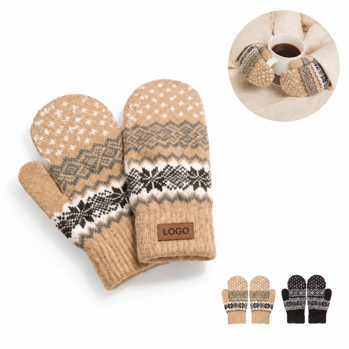 Cozy Knitted Thermal Hand Warmers Winter Gloves