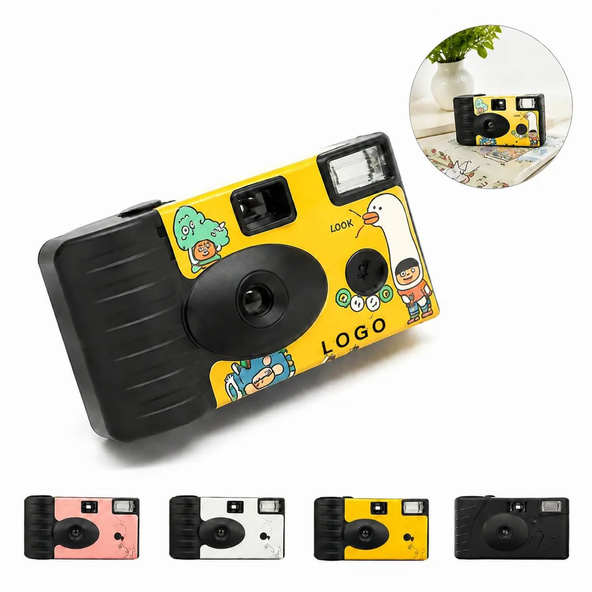 Disposable 35mm Film Camera, 27 Exposures, Compact Single
