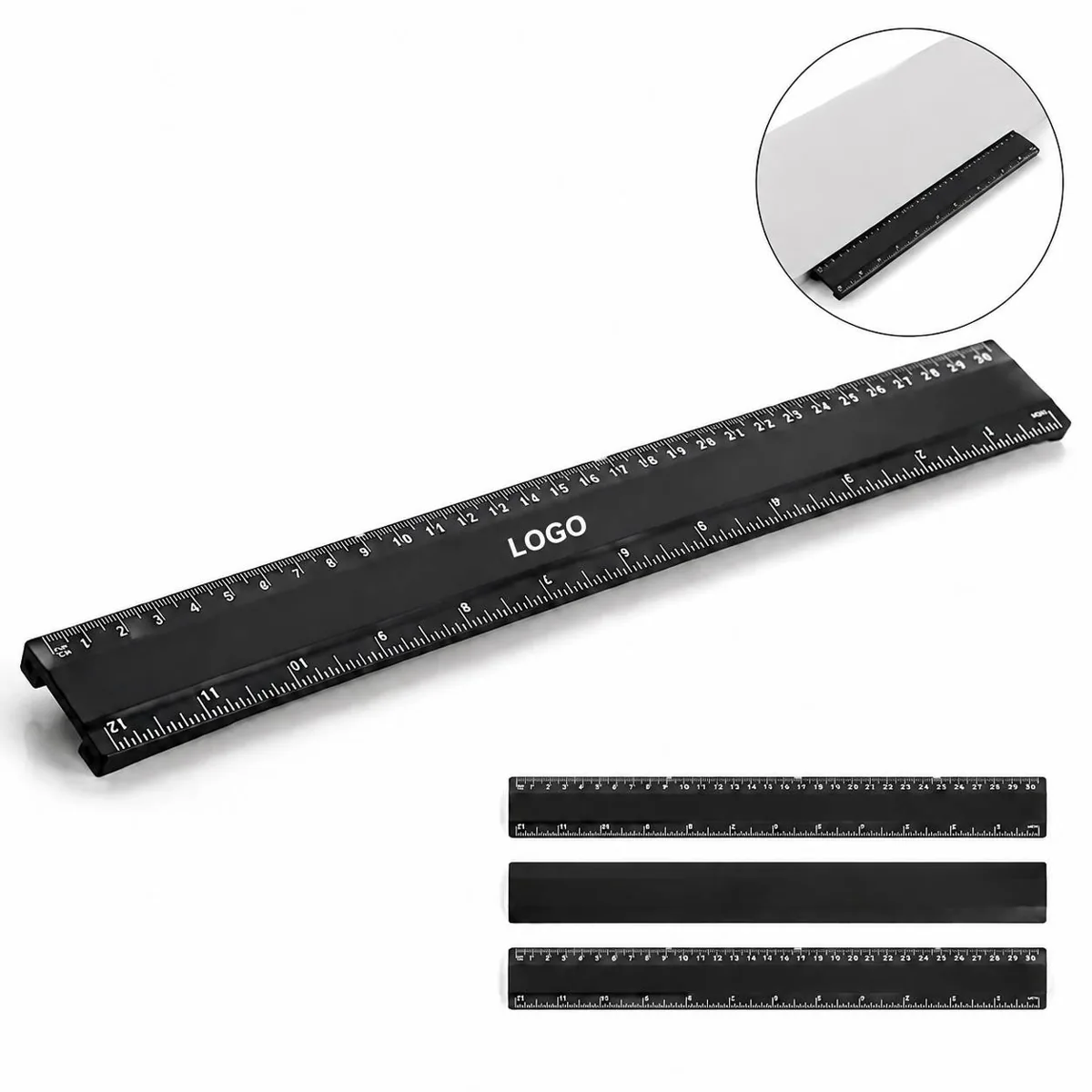Custom Plastic Ruler with Logo for Brand Promotion