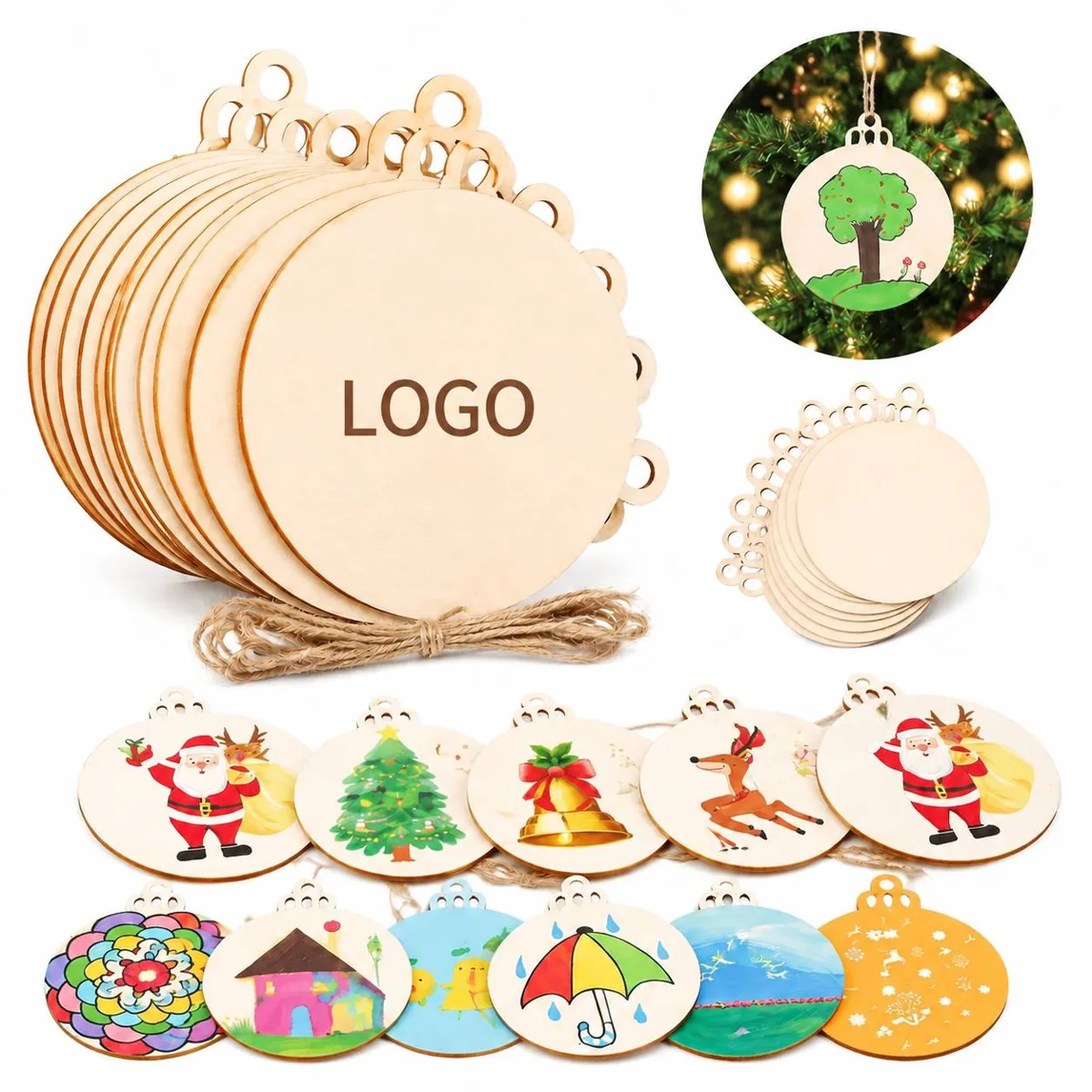 Round Wooden Discs for Painting, Crafts & DIY Projects