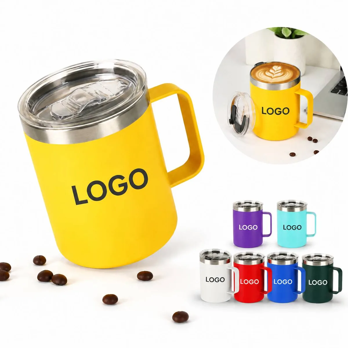 Custom 12oz Stainless Steel Tumbler with Logo