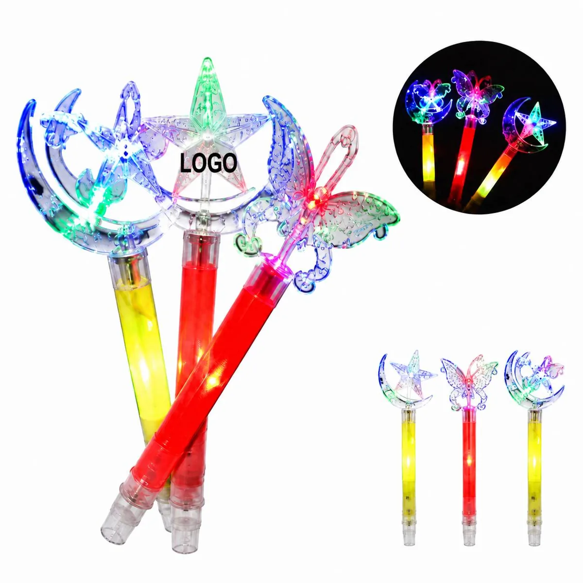 Princess Star Crystal Ball Night Light, Multicolor LED