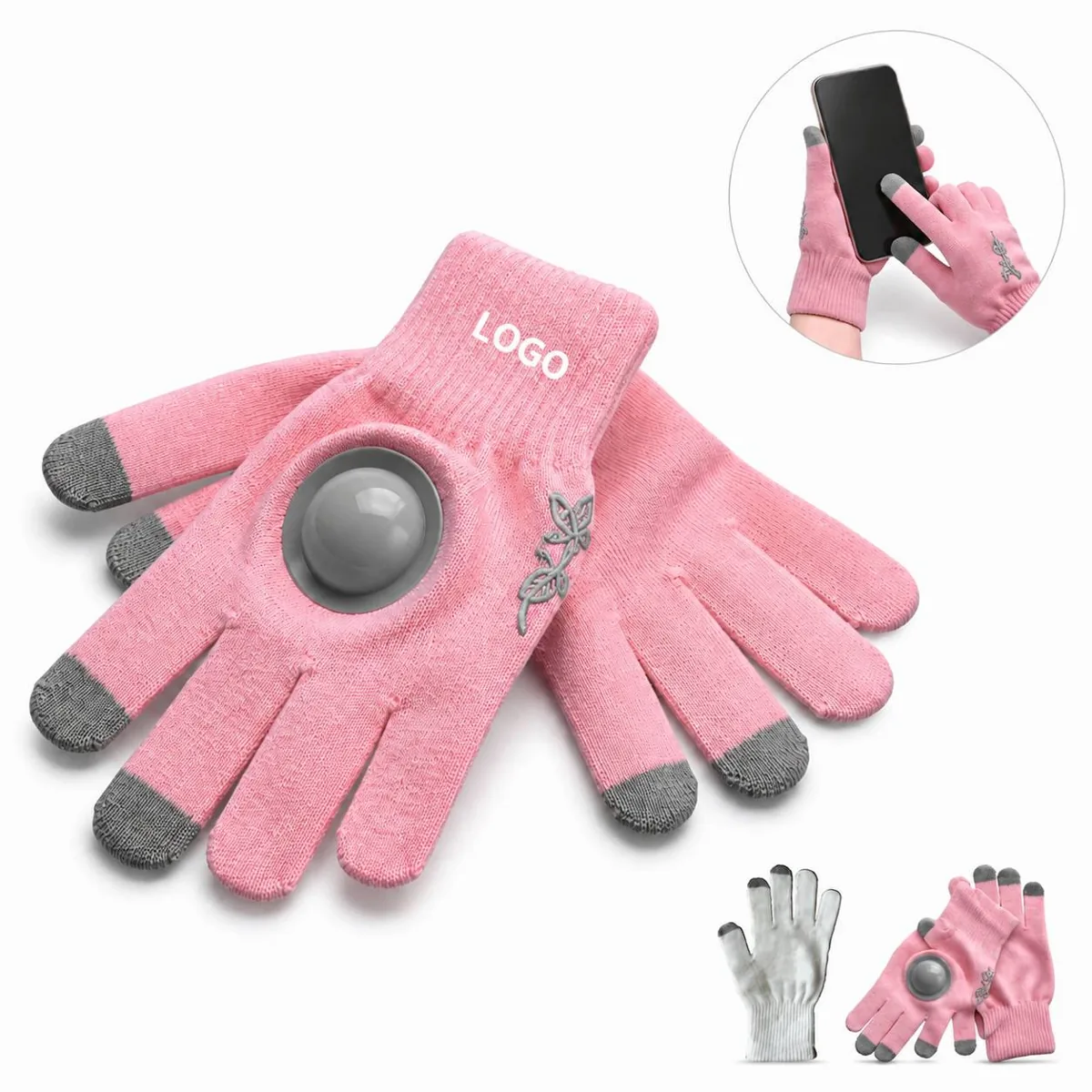 Festive Cheering Hand Gloves for Team Game Day