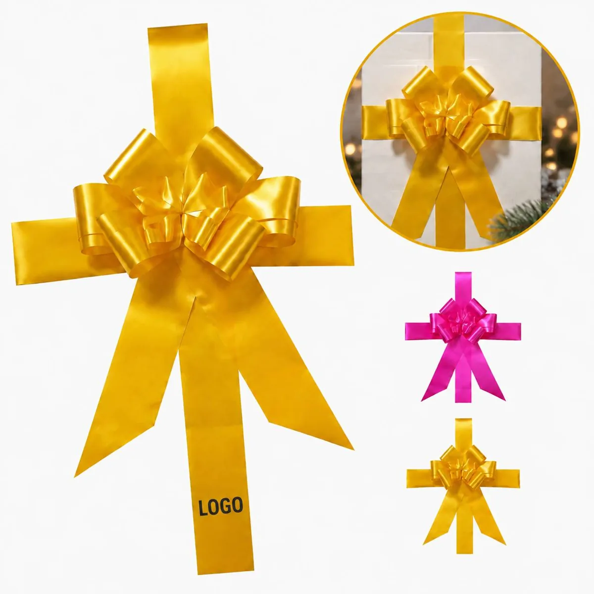 Handcrafted Wire Edge Bows, Durable Reusable Gift Wrap Decor