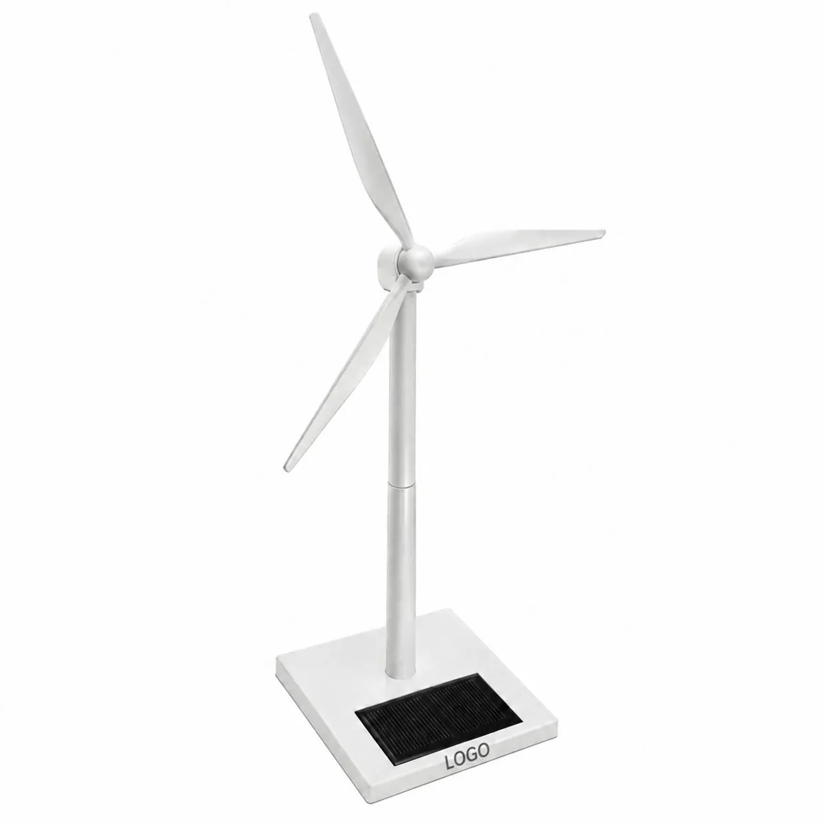 Solar Wind Turbine Replica Desk Ornament, Educational Gift