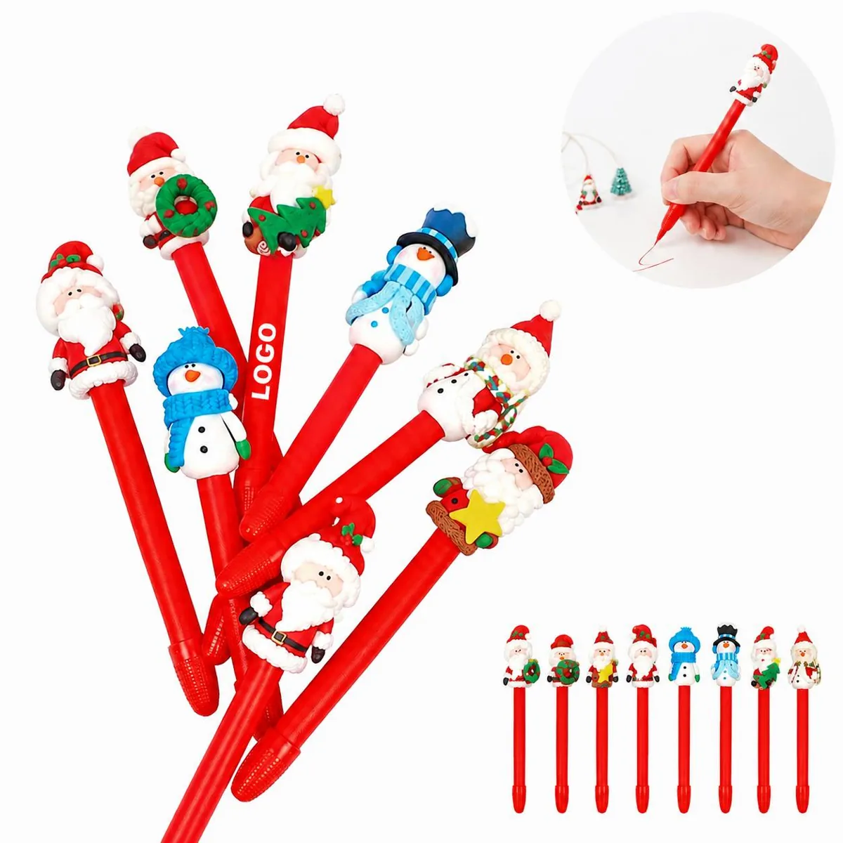 Festive Christmas Ballpoint Pen for Kids Writing Fun
