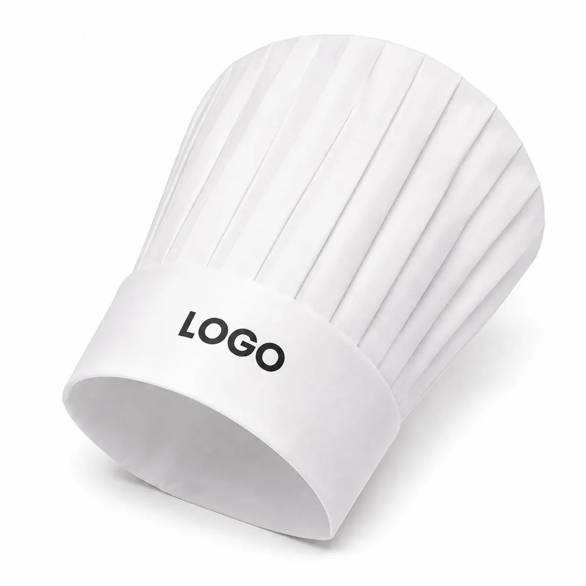Disposable Non Woven Tall Chef Hat for Home Kitchens