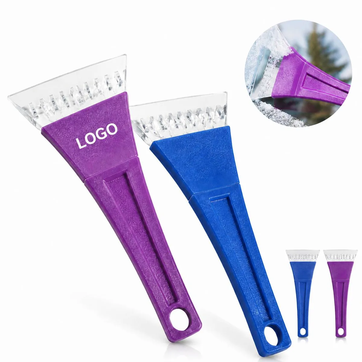 Cone Snow Ice Scraper for Car Windshield, Ergonomic