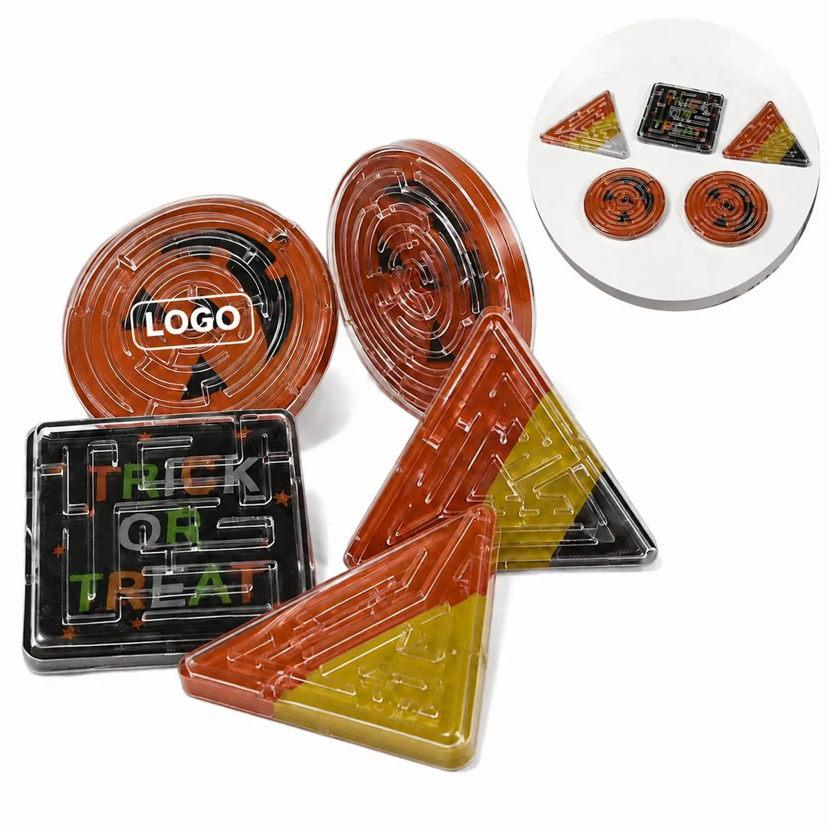 Kids Marble Maze Activity Kit with Customizable Puzzle