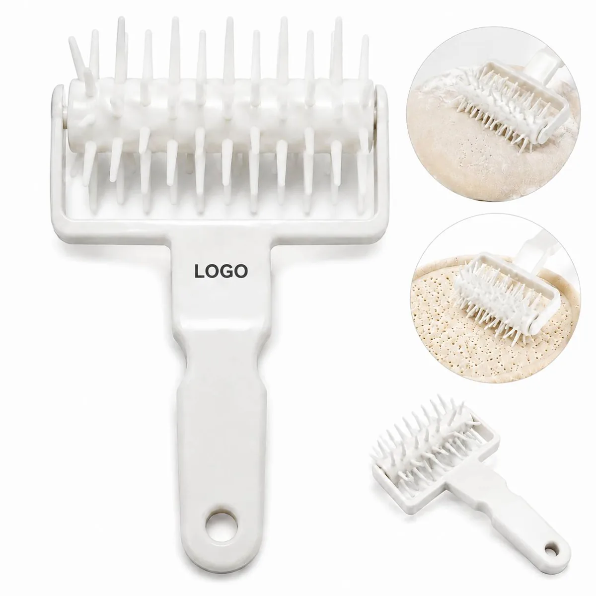 Pastry Dough Piercing Roller for Even Baking, Dough Docker