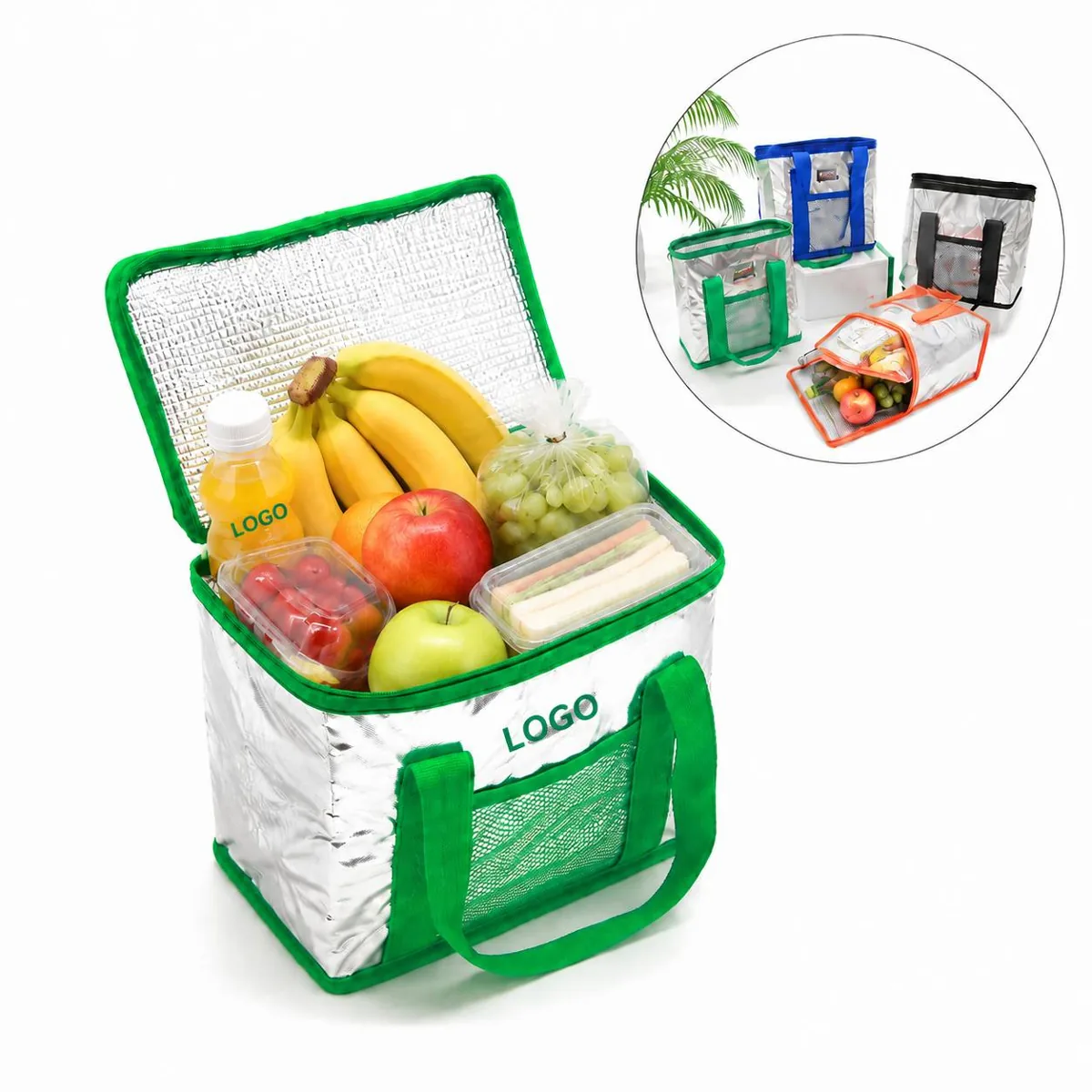 Insulated Cooler Lunch Bag for Work Picnic Beach Grocery