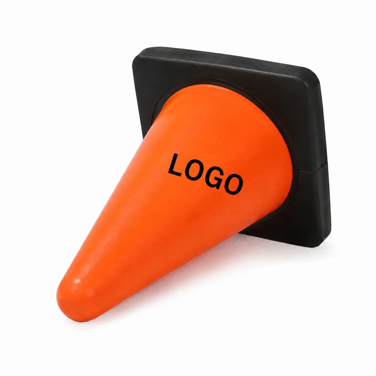 Orange Traffic Cone Stress Reliever Squeeze Toy for Desk