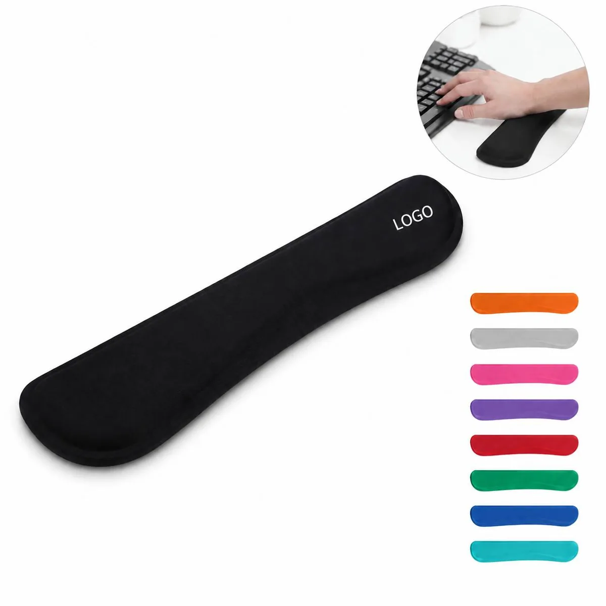 Ergonomic Memory Foam Wrist Support Pad for Typing Comfort