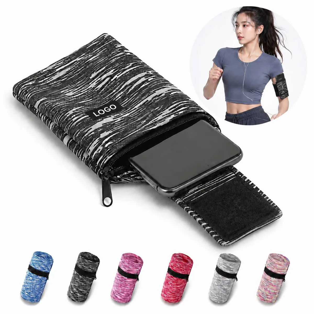 Compact Wristband Wallet Secure Travel Storage Hands-Free