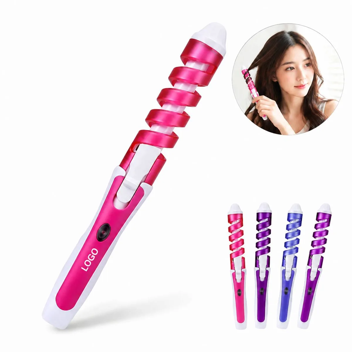 Professional Ceramic Curling Wand, 30s Fast Heat Up