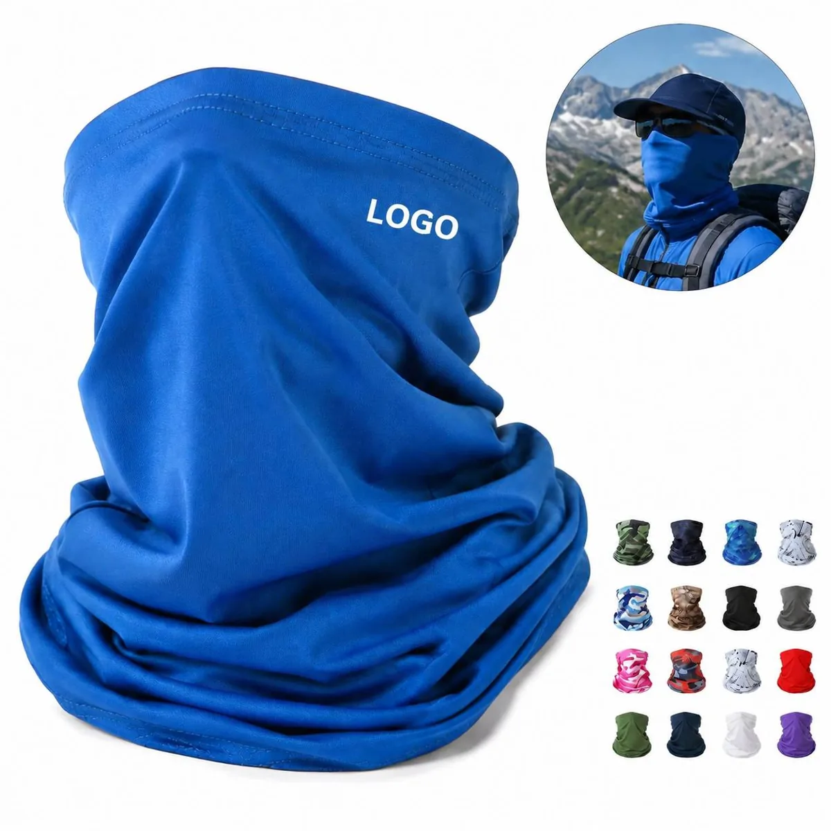 Multifunctional Sweat Wicking Neck Gaiter Face Wrap