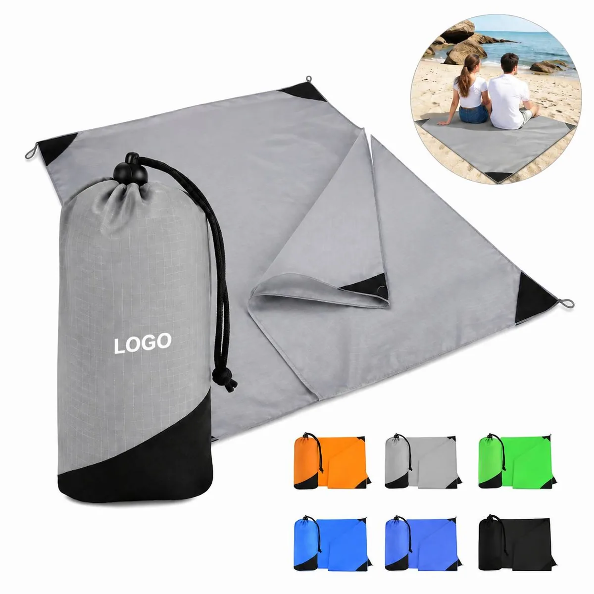 Ultralight Sandproof Picnic Mat Compact Foldable for Beach