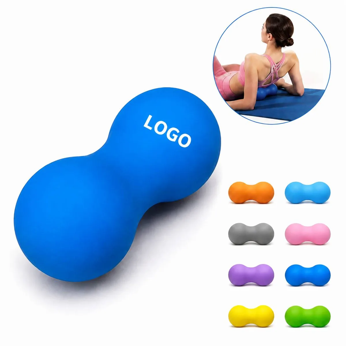Trigger Point Peanut Massage Ball for Deep Muscle Relief