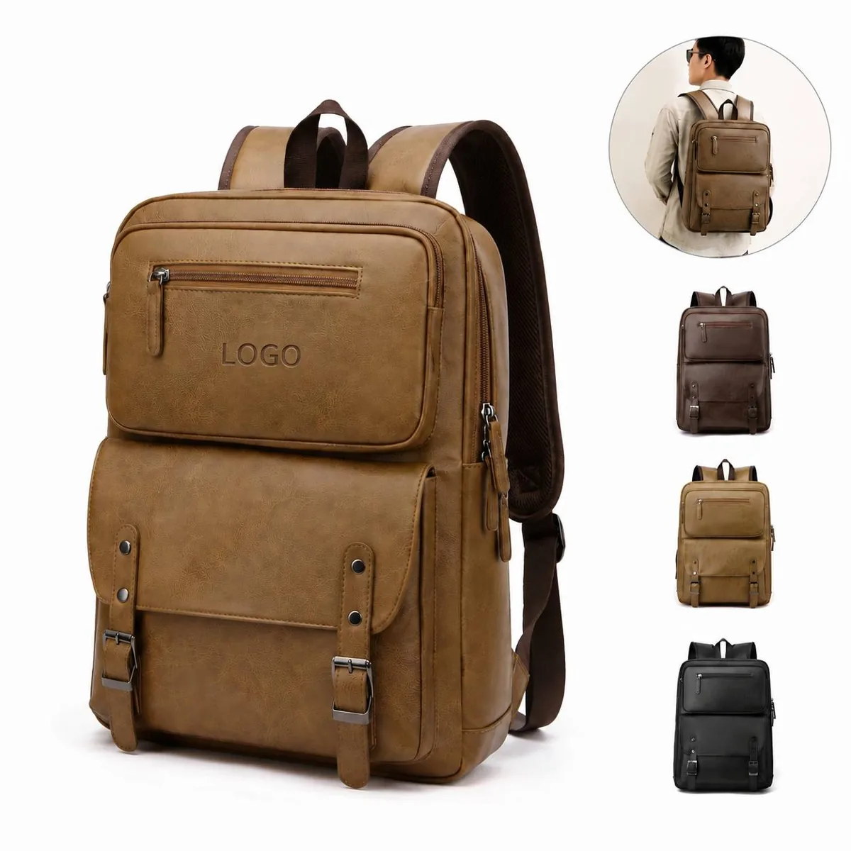 Water Resistant Laptop Backpack with Padded Compartment