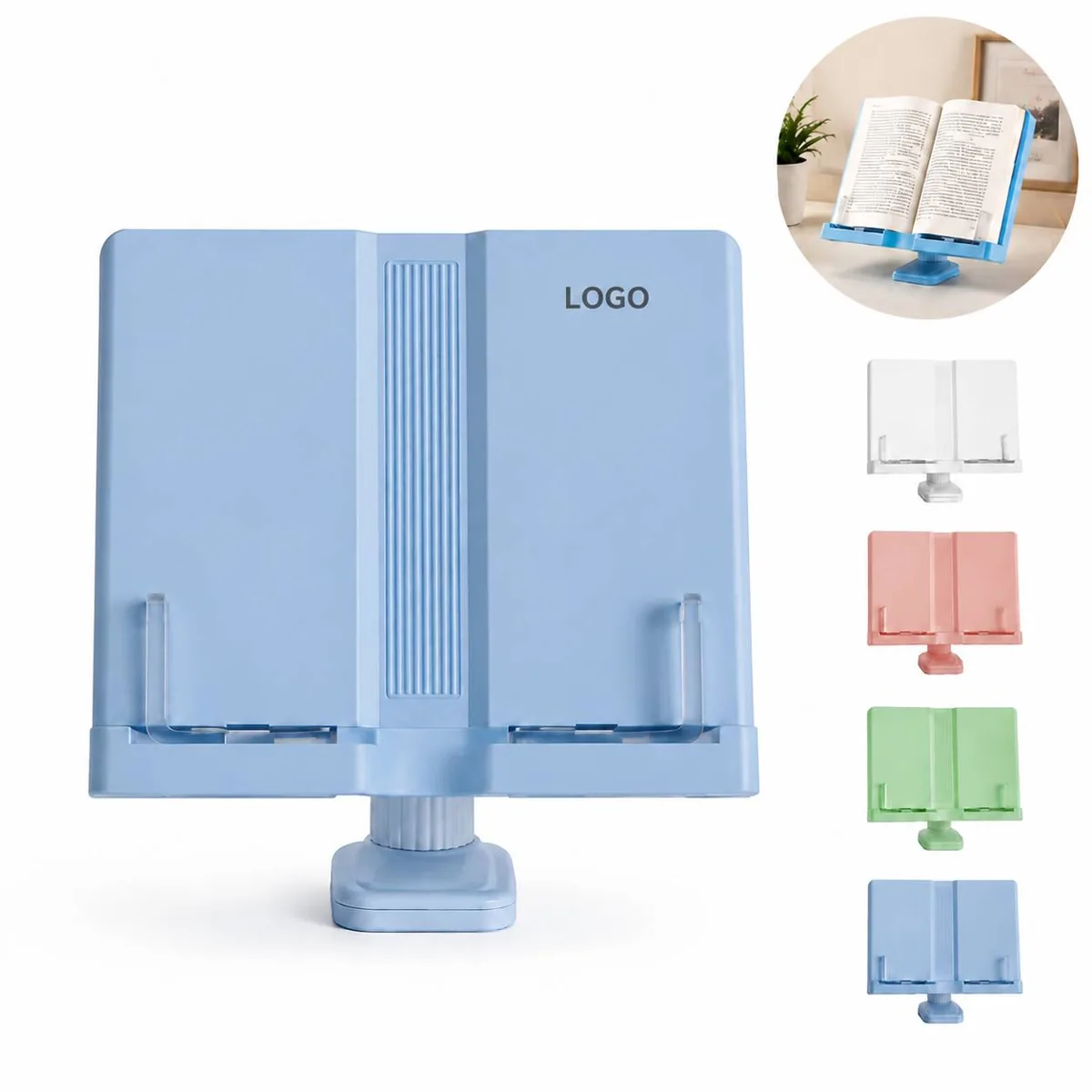Adjustable Book Stand for Hands-Free Reading & Tablet