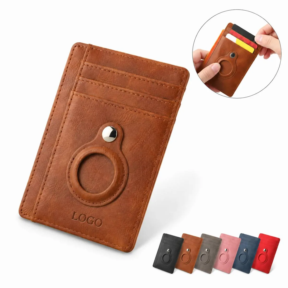 Minimalist RFID Blocking Card Wallet for Secure EDC