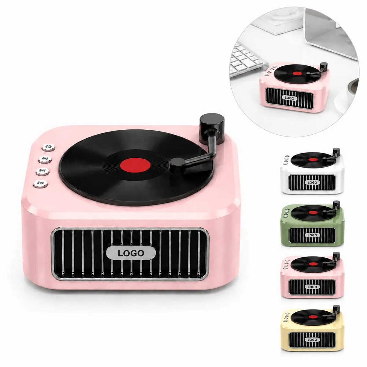 Retro Wireless Speaker Mini Vintage Radio with Loud Sound