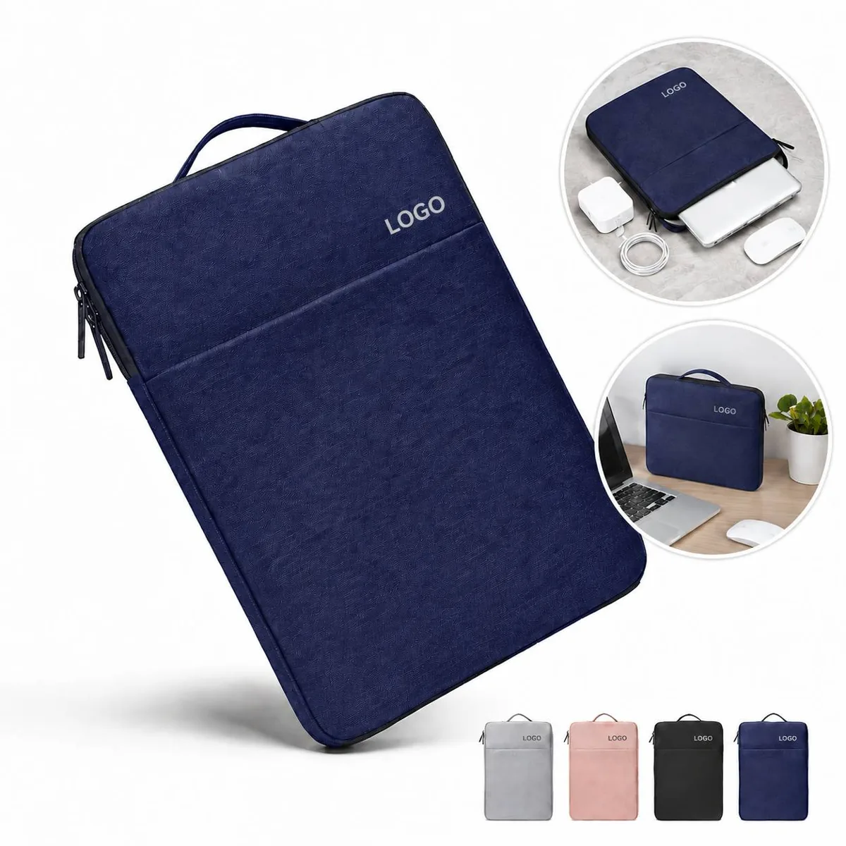 Waterproof Laptop Sleeve Case with Dual Zippers