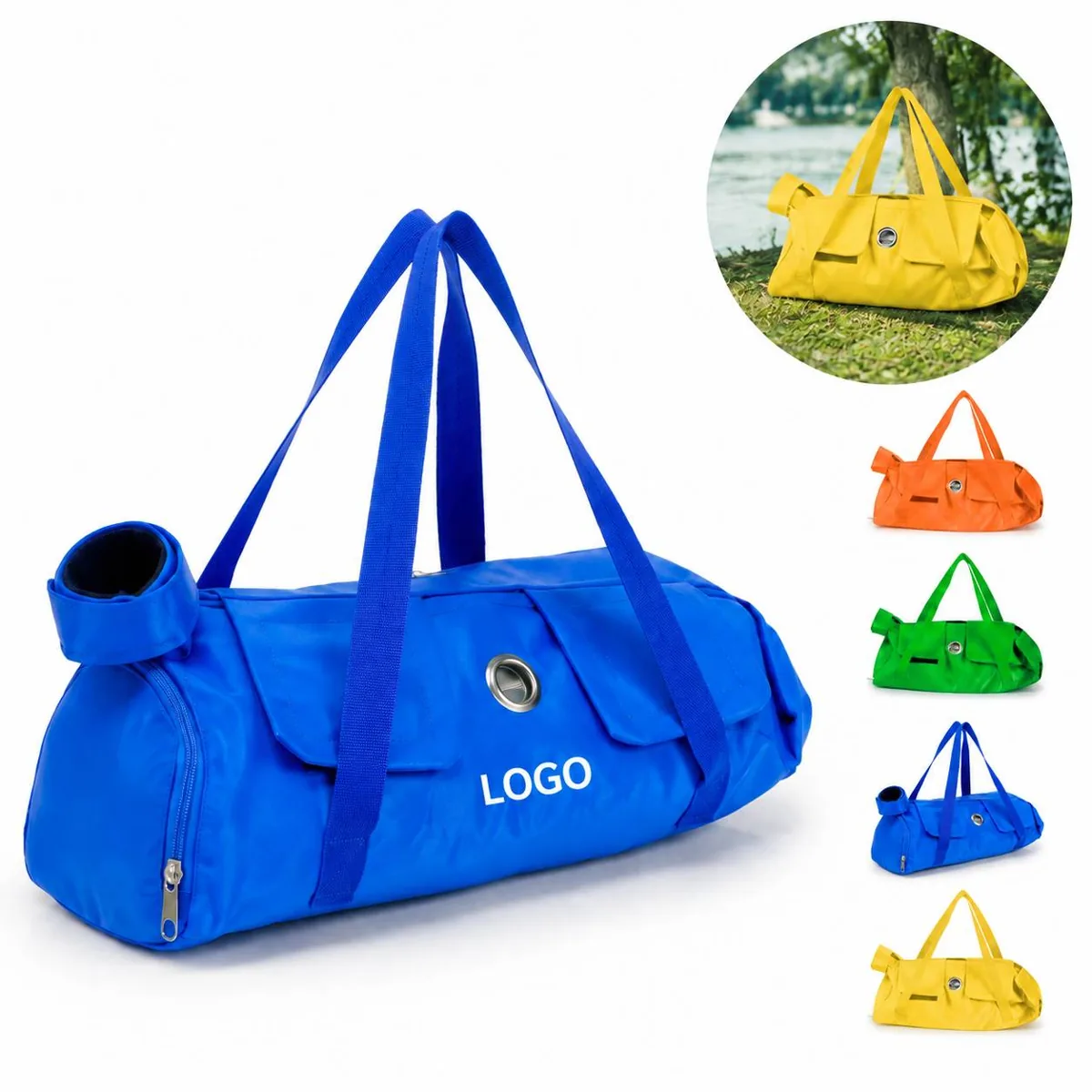 Machine Washable Cat Carrier Grooming Bag with Seatbelt Loop