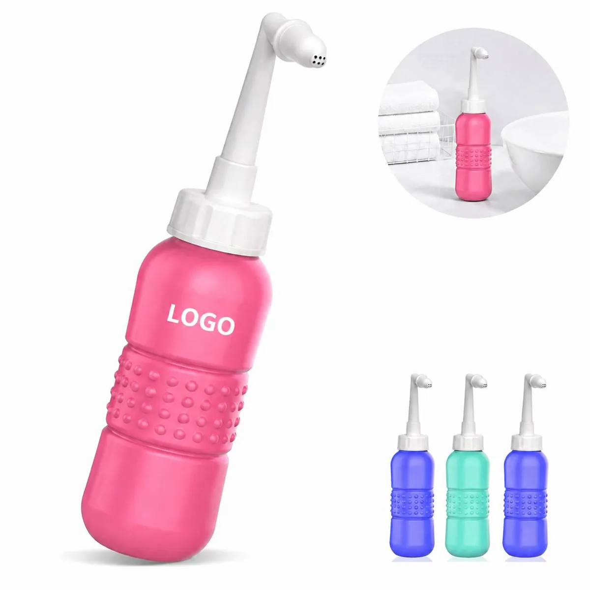 Sinus Rinse Irrigation Bottle for Nasal Cleansing and Mucus
