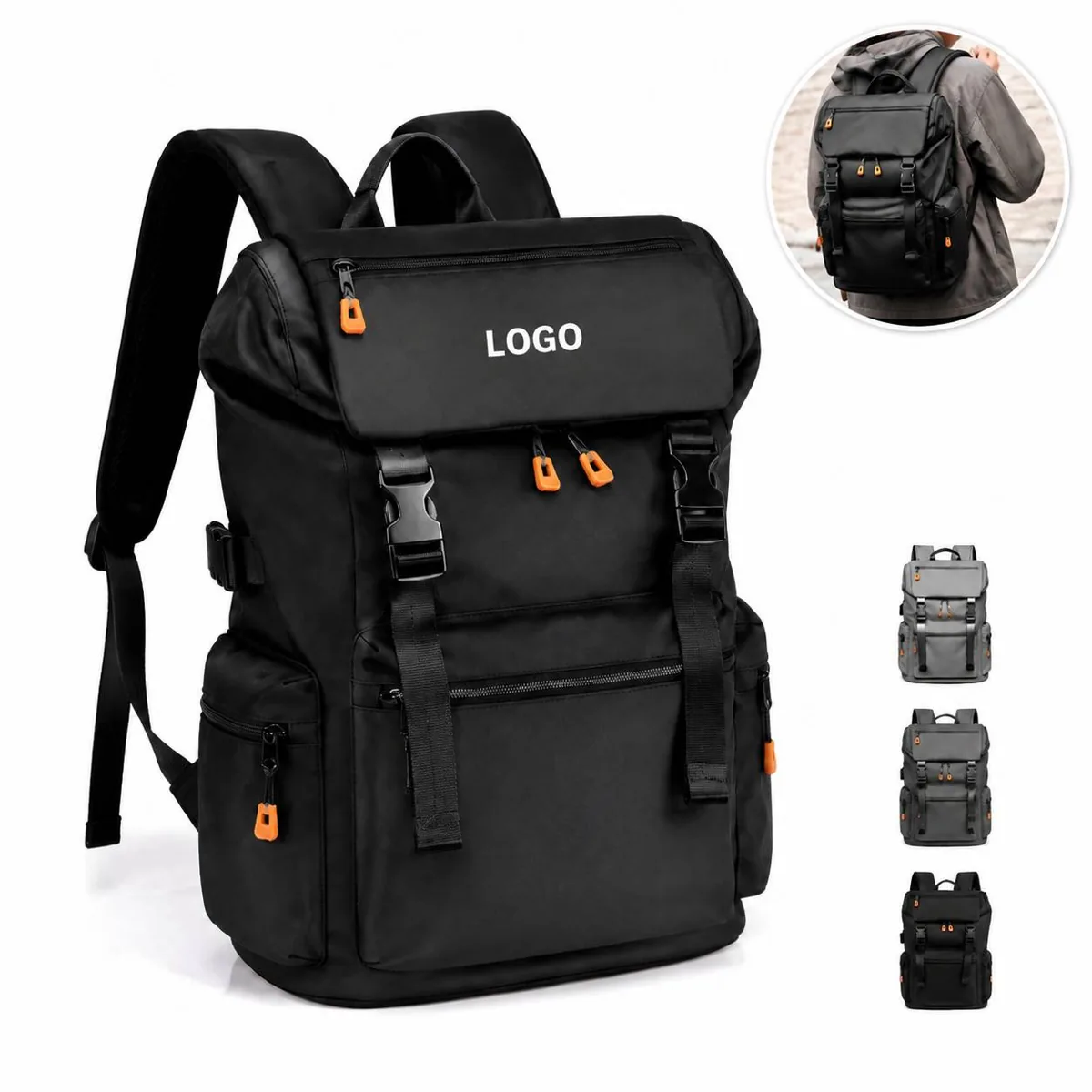 Versatile Travel Backpack with Multiple Pockets