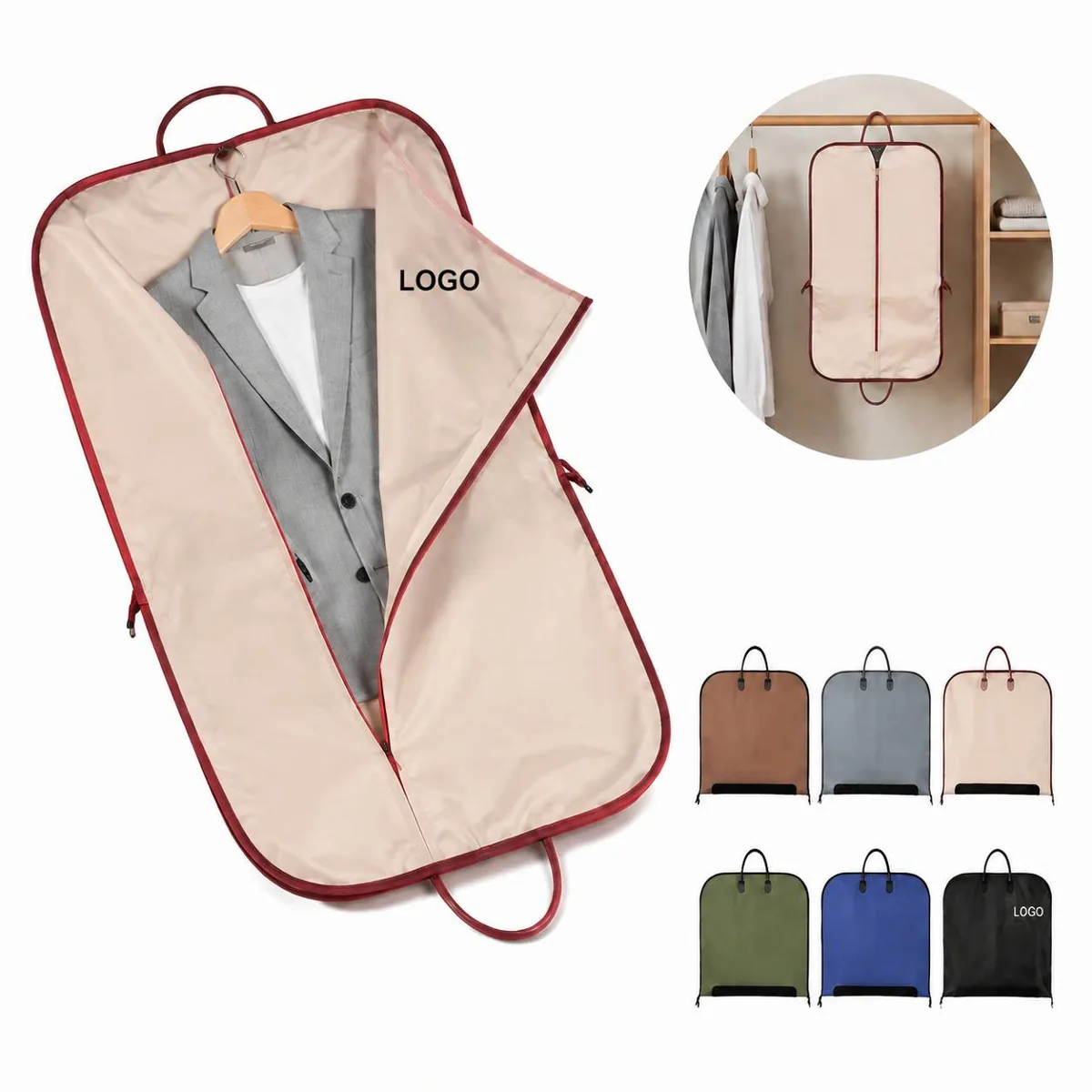 Oxford Fabric Dustproof Full Zipper Clothing Cover