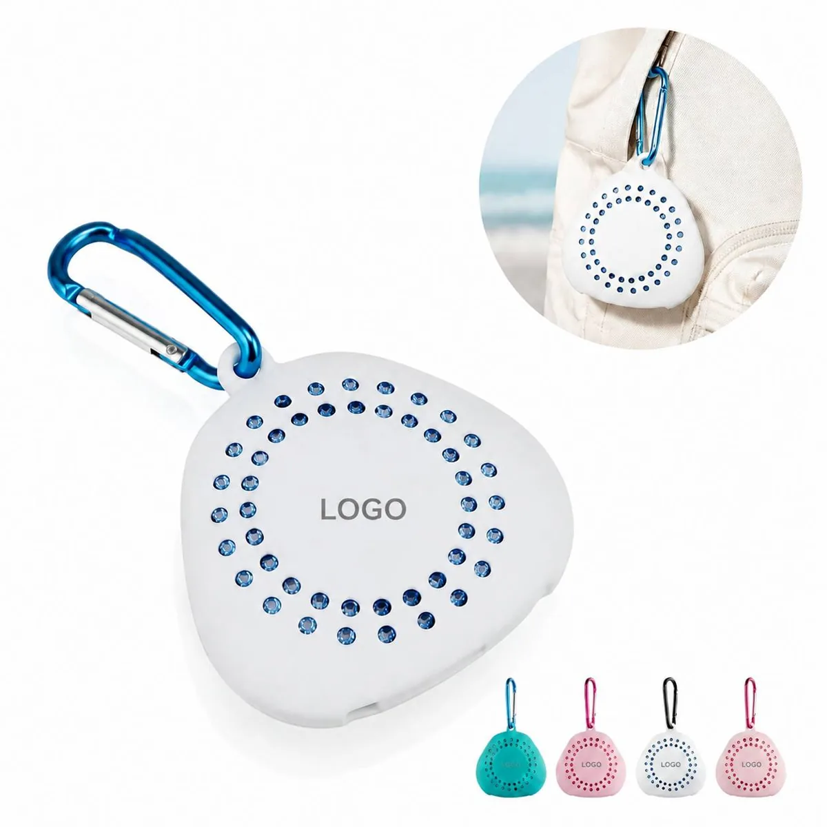 Portable Sports Towel with Silicone Storage Pouch