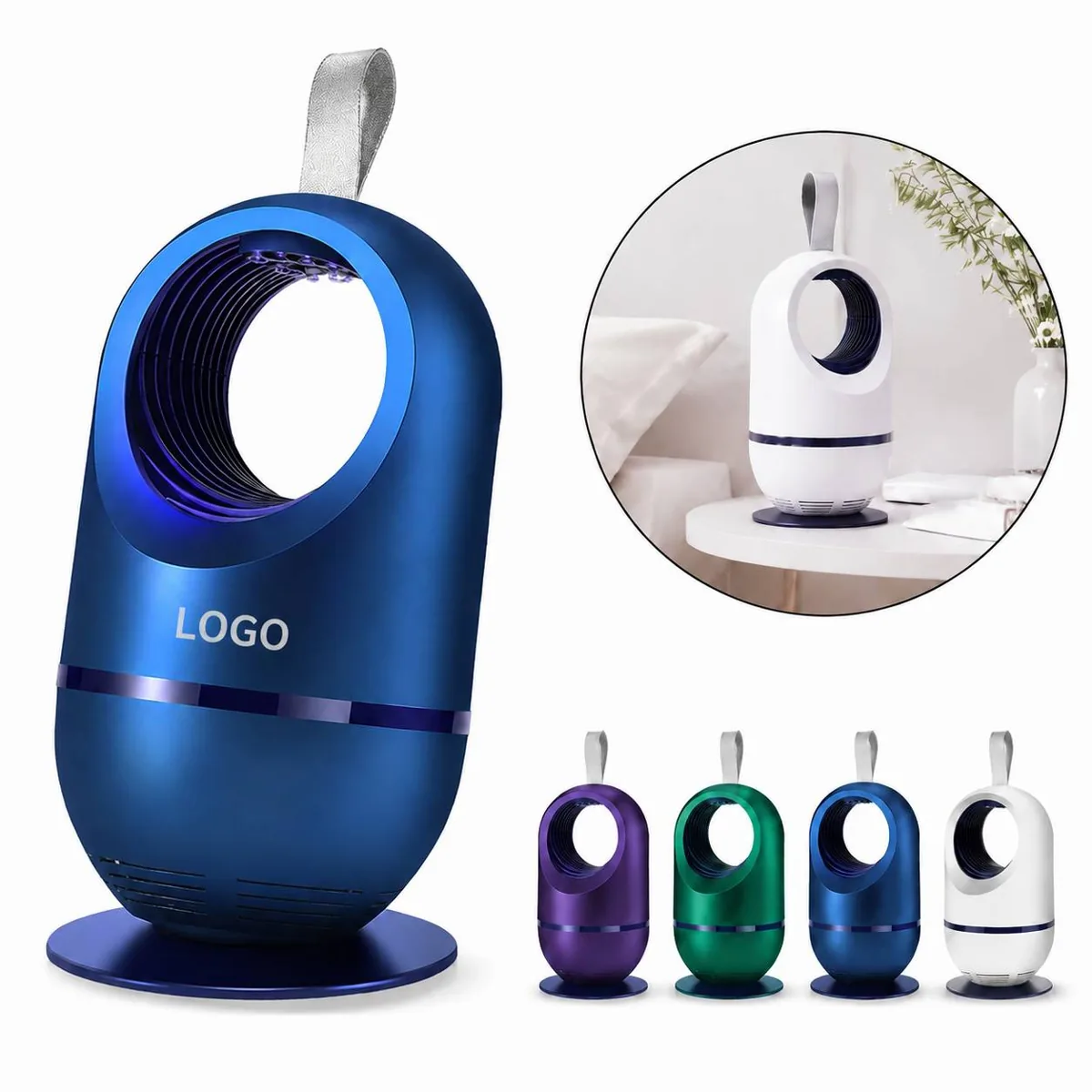 UV Mosquito Trap Indoor Silent Night Light with 365nm Bulbs