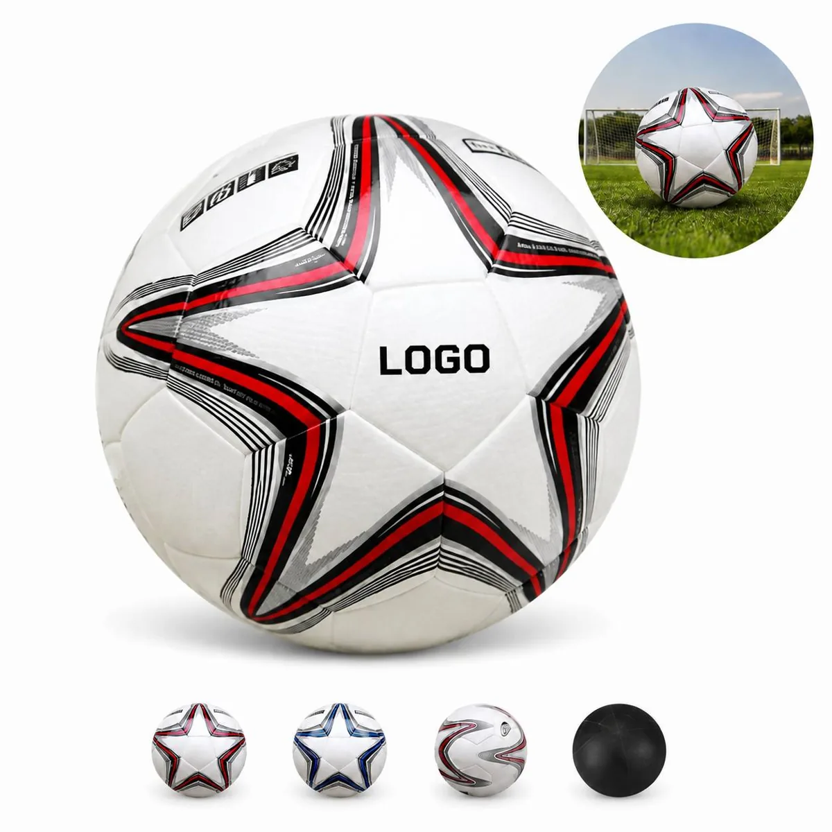 Full Size Polyurethane Match Football for Training