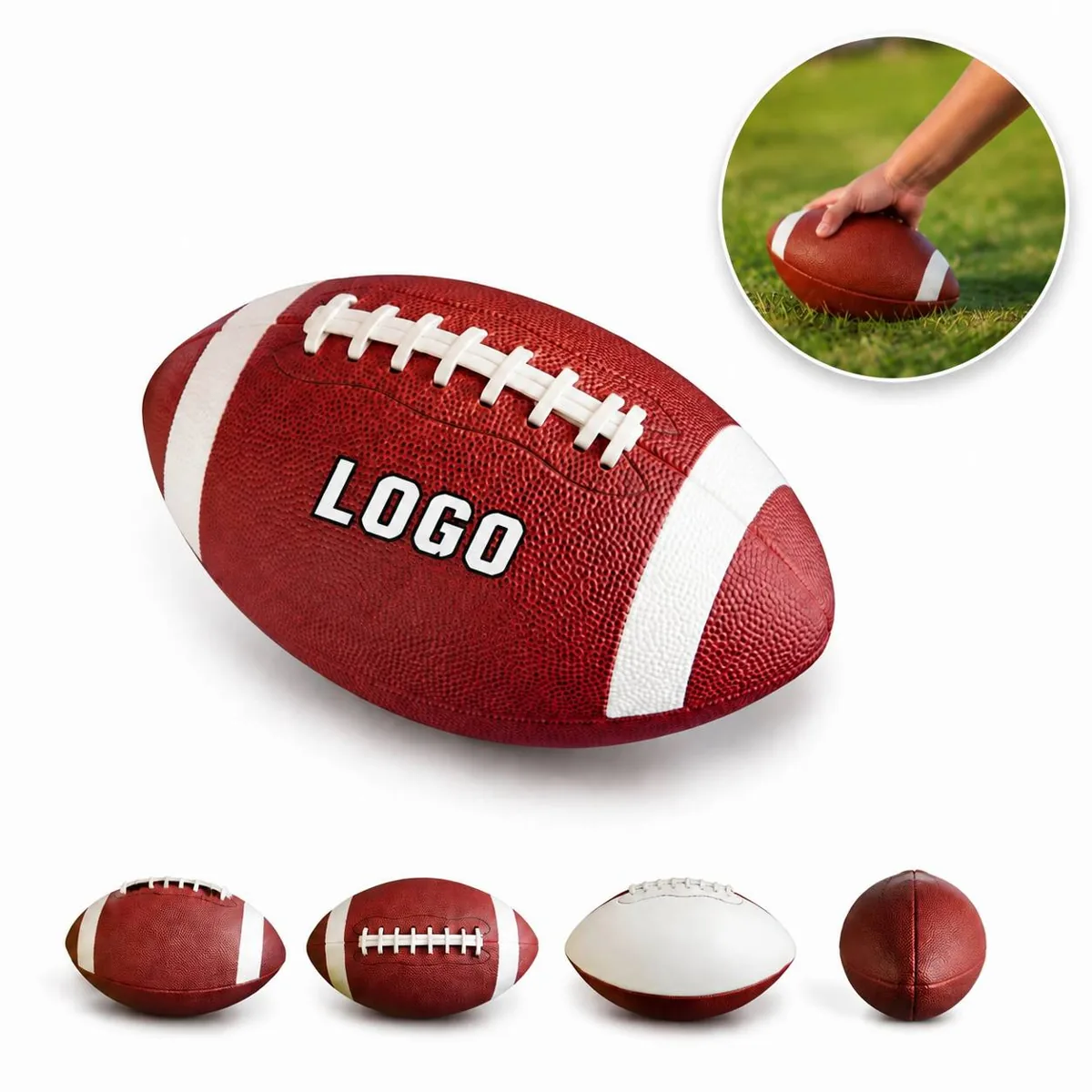 Synthetic Leather No. 9 Rugby Ball for League Matches