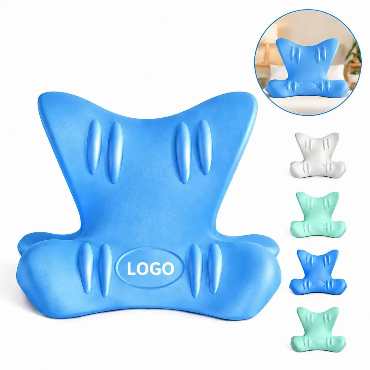 Cervical Contour Pillow for Neck Pain Relief & Posture